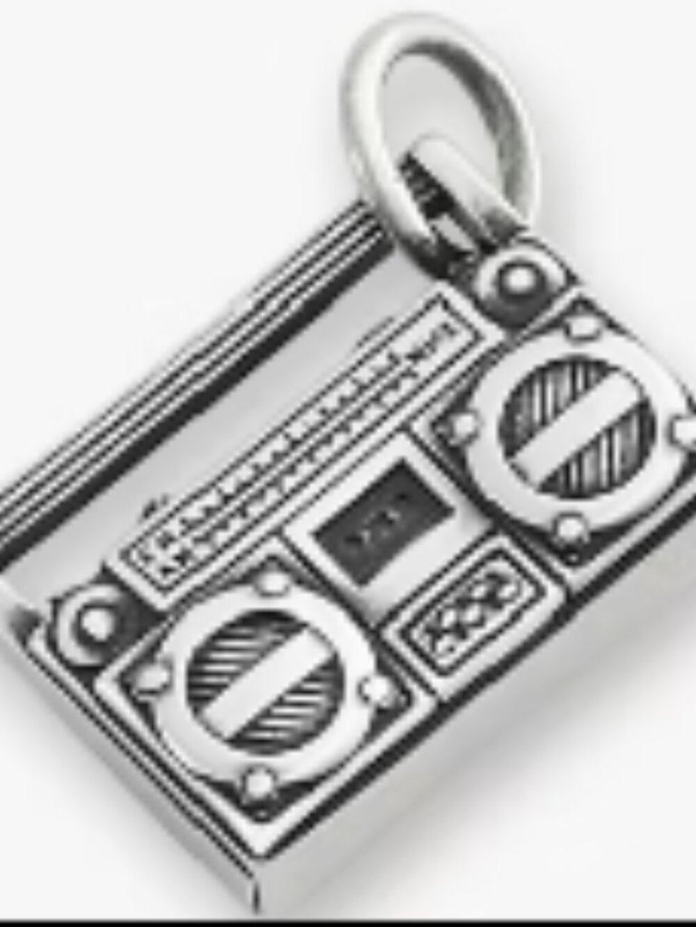 James Avery Live Life Loud Boombox Charm